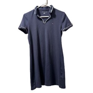 Tommy Hilfiger Regular Fit Stretch Cotton Polo Dress navy medium